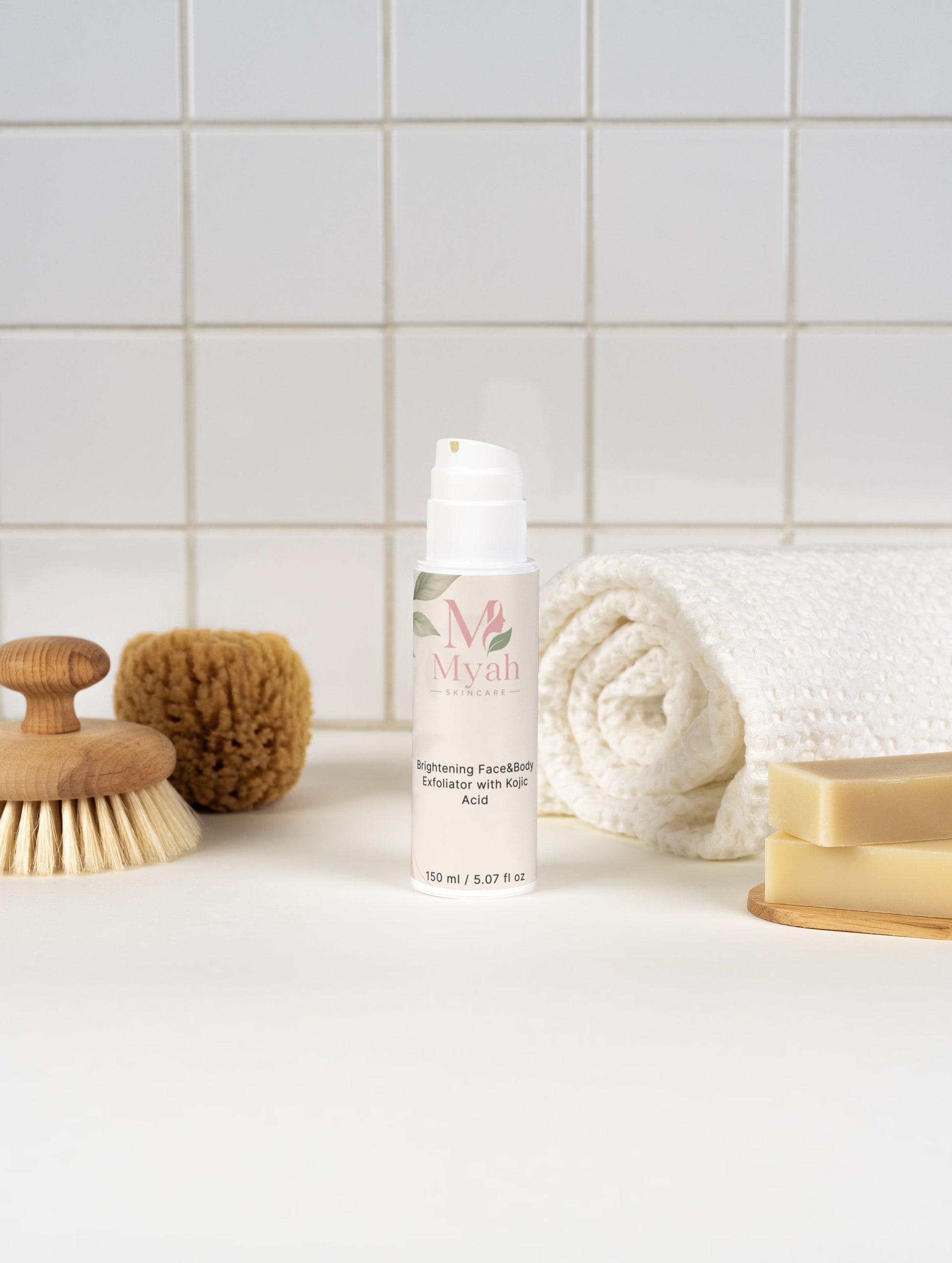 Brightening Face&Body Exfoliator with Kojic Acid