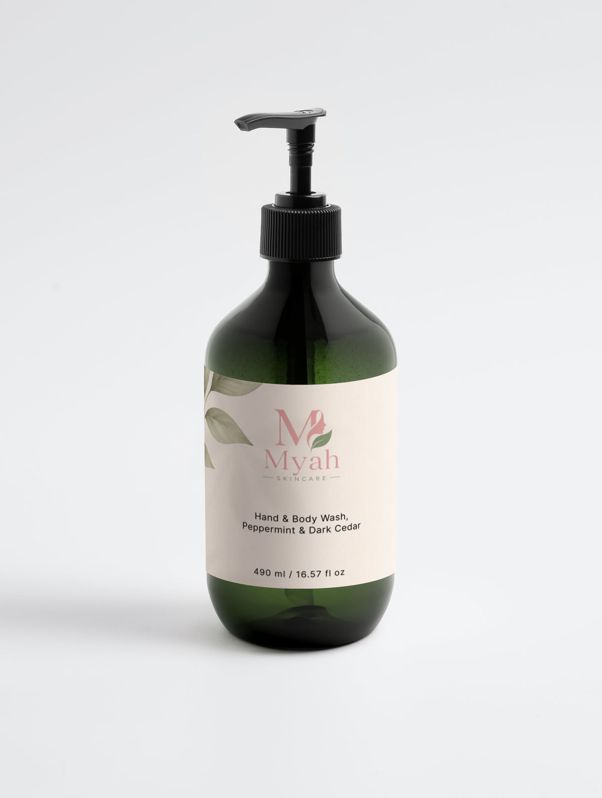 Hand & Body Wash, Peppermint & Dark Cedar
