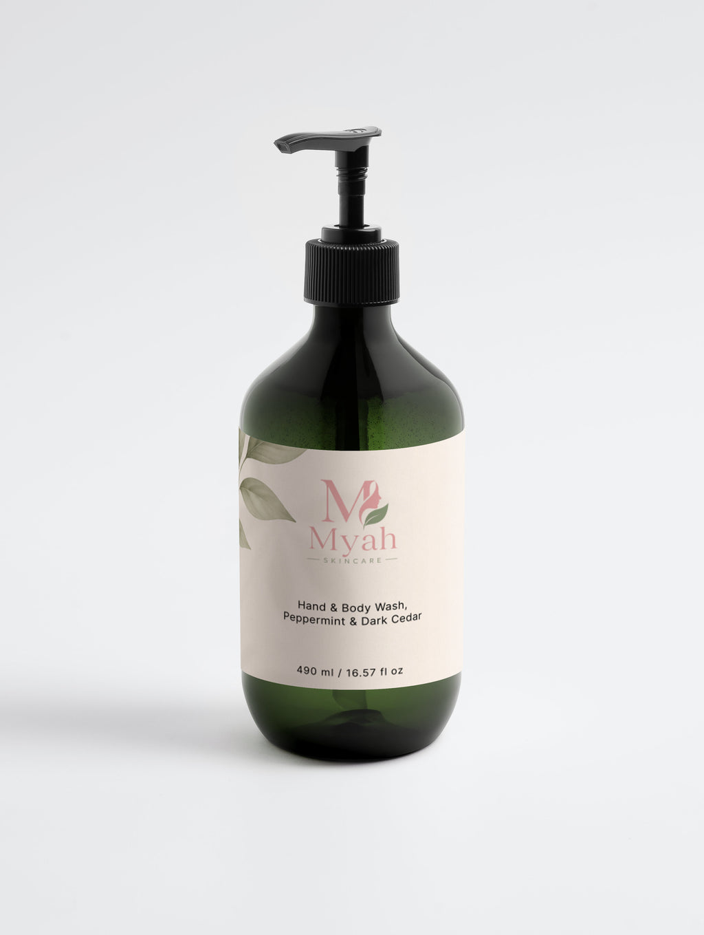 Hand & Body Wash, Peppermint & Dark Cedar
